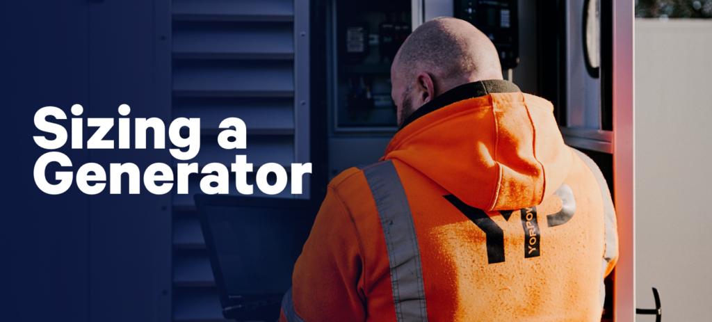 Sizing a Generator